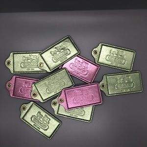 2 for $15 Limited edition Coach bag tags